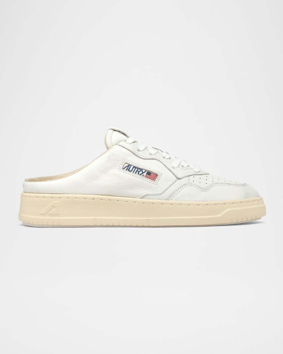 Leather Mule Sneakers